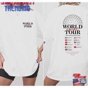 Epcot World Tour Band Tee Shirt Disney Family Outfit Unisex Classic 2 Sided